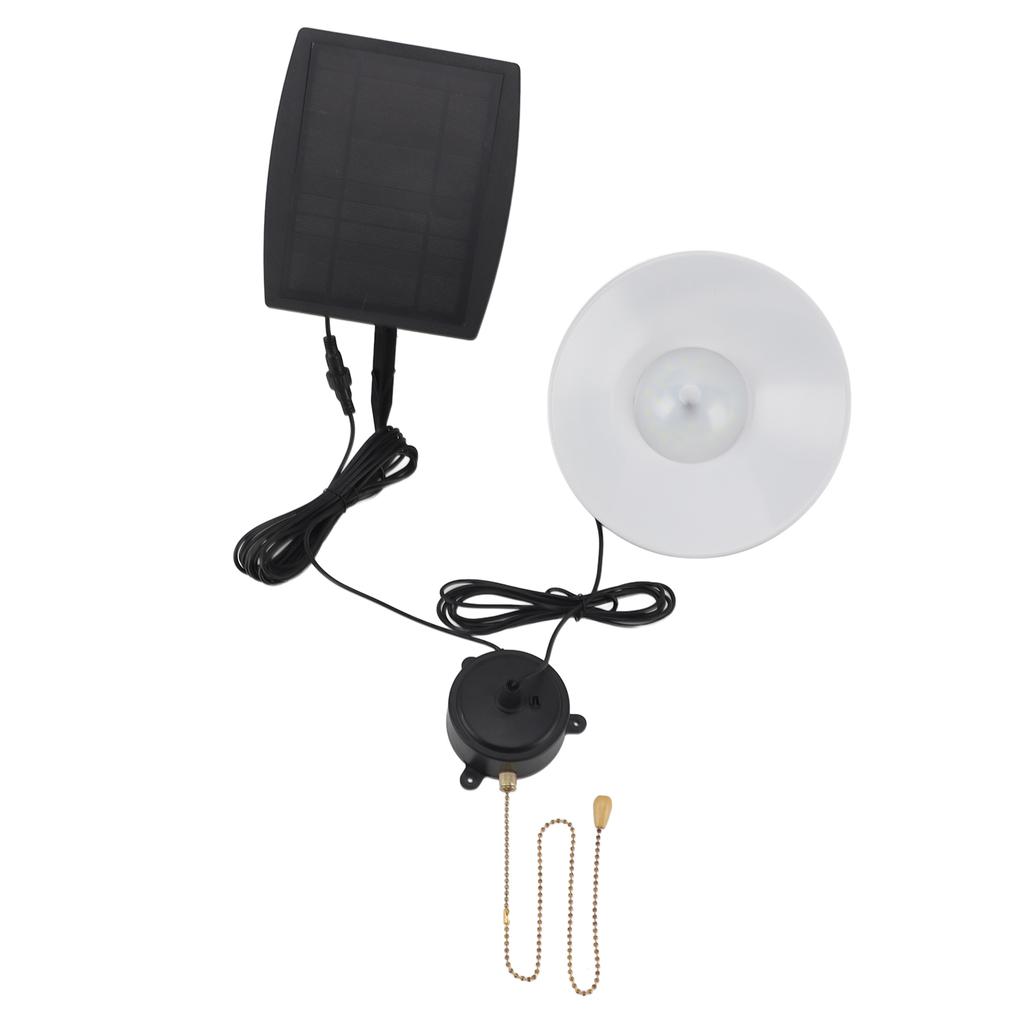 Solar Pendant Light Waterproof Pull Chain Switch Outdoor LED Pendant Lamp with Remote Control for