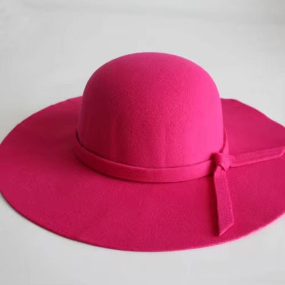 Wide Brim Wide Brimmed Hats Vintage Style Floppy Fedora Hats Fashion Sun Caps Outdoor Activities
