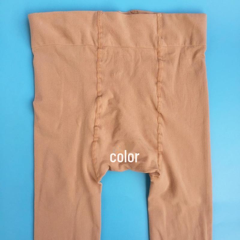 Колготки бархатные 120D большого размера на весну и осень - подходят для людей весом до 200 фунтов