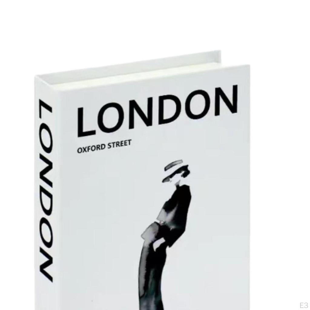 Decorative Faux Book for Home Styling Gift Modern Hardcover Accent Living Room And Entryway