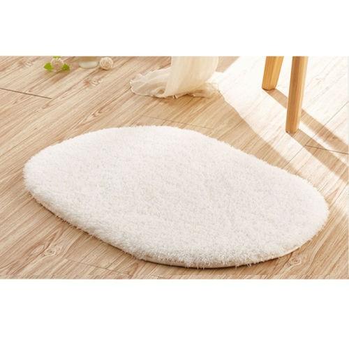 Декор Коврик для пола 30*50см Плюш+Спандекс Спальня Нескользящий Приятный на ощупь