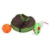 Cat Mice Toy Hide & Seek Game Collapsible Puzzle Exercise Toy 9 Holes Mouse Hunt with Bells