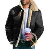 Men's Jacket Faux Fur Faux Fur All-in-One Top Thick Fur Jacket