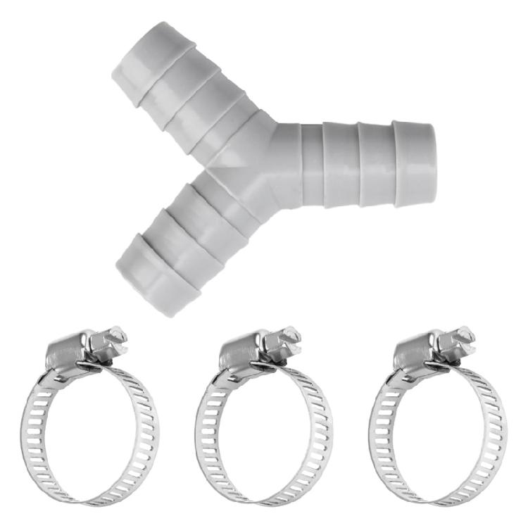 Многоцелевой одновременный адаптер для слива бытовой техники Y-образный соединитель ABS текстура Подходит для труб Легкая установка