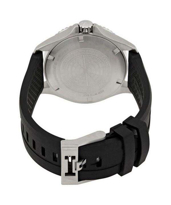 Hamilton Хаки темно-синий каучуковый ремешок с черным циферблатом, автоматические дайверские часы H82515330 300M, мужские часы