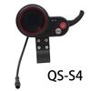 НОВИНКА-2X QS-S4 36V-60V Курковый акселератор LCD Дисплей+Замок зажигания с ключом Для электросамоката Zero 8 9 10 8X 10X 6-контактный дисплей