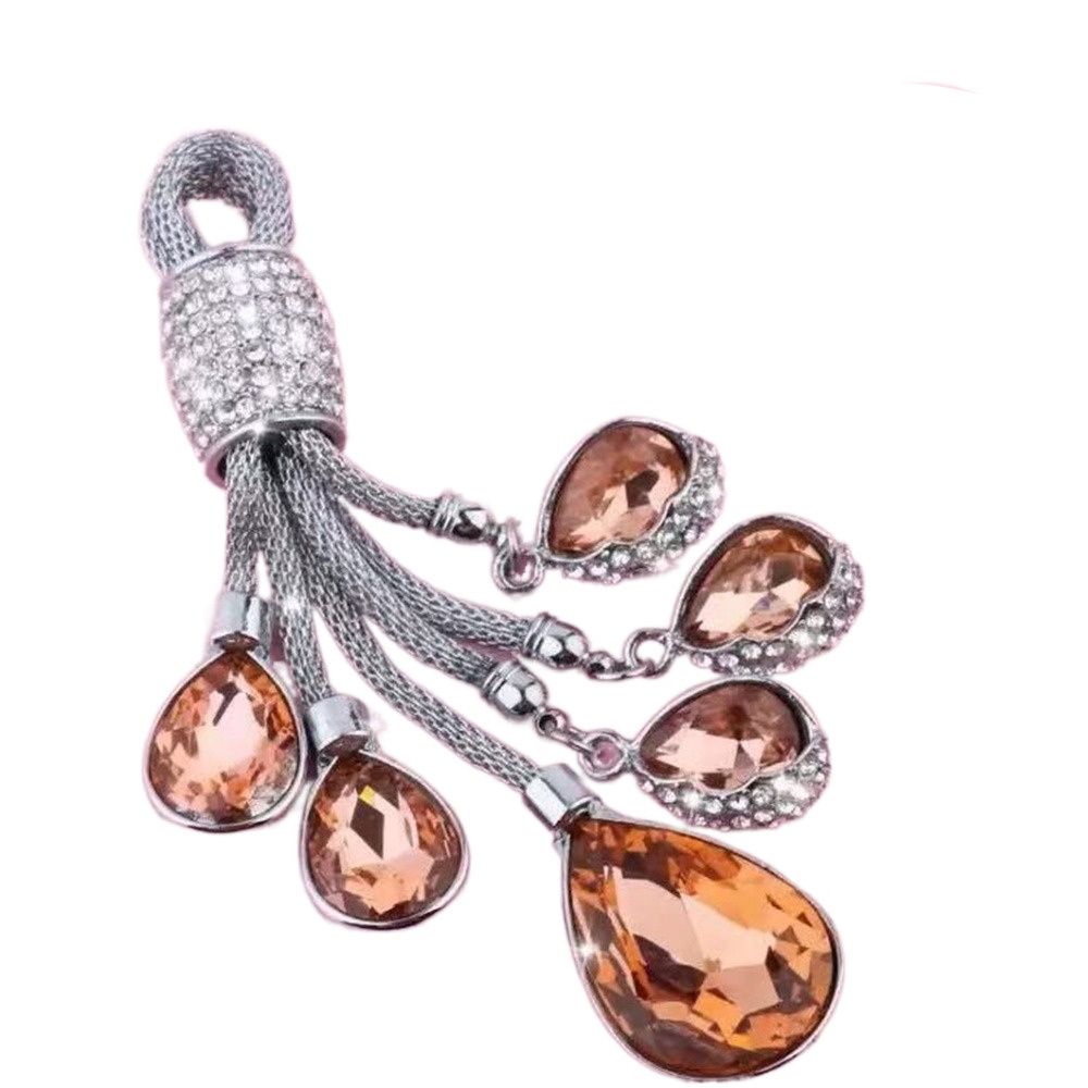 Украшение упаковки, брелок для ключей с каплями воды, брелок для ключей со стразами, подвеска для ключей с кристаллами