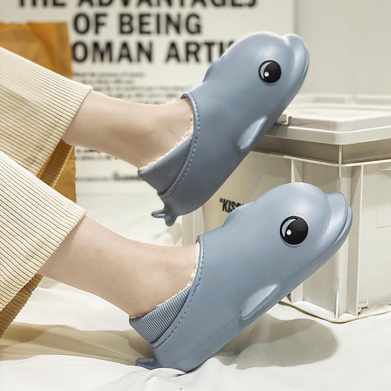 36-45 зимние пары больших размеров нескользящие и бархатные теплые хлопковые туфли ленивые повседневные туфли с хлопковыми тапочками