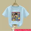 Dragon Ball Summer Short Sleeve  Shirt Kids Tops Tee Anime Figures Son Goku Super Saiyan Tshirt Boys Tshirts Children Clothes