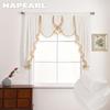 1 шт. NAPEARL экзотическая высококачественная занавеска с кисточками и каймой, короткая занавеска, декоративная занавеска с карманом для гостиной, домашний декор