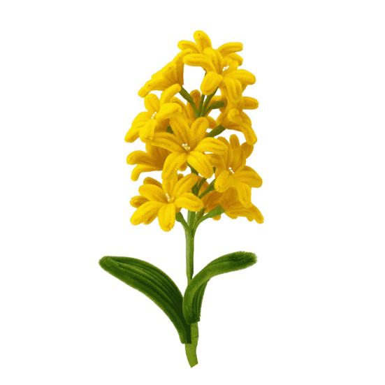 Готовый Синельный Цветок Гиацинт Ручной Работы Искусственный Цветок Поделка для Дня Святого Валентина Свадьбы Гостиной Домашнего Настольного Декора