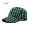 Hat Plaid Plaid Cap Women's Outdoor Sunscreen Shade Baseball Cap Hard Top Men's Casual