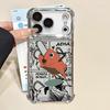 Чехол для Apple iPhone 13 12 11 Pro Max 16 15 14 Plus 16e 17 Air Мягкий чехол Милый мультяшный аниме
