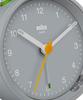 Table Clock Alarm Clock Gray BC12G Analog Alarm Clock Genuine Import Product Table Clock BRAUN/Brown