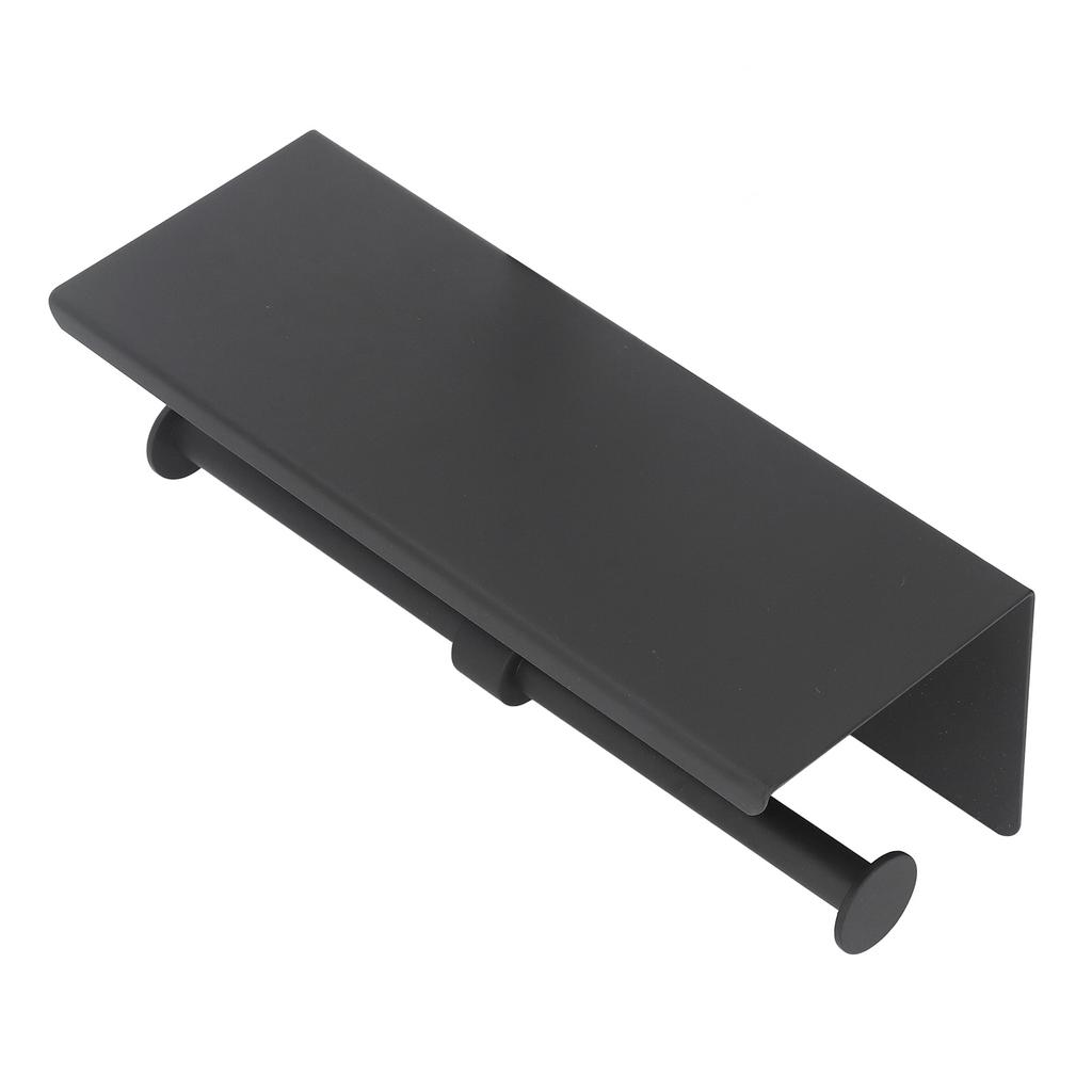 Держатель для туалетной бумаги из нержавеющей стали с полкой, самоклеящаяся, без перфорации, рулон туалетной бумаги