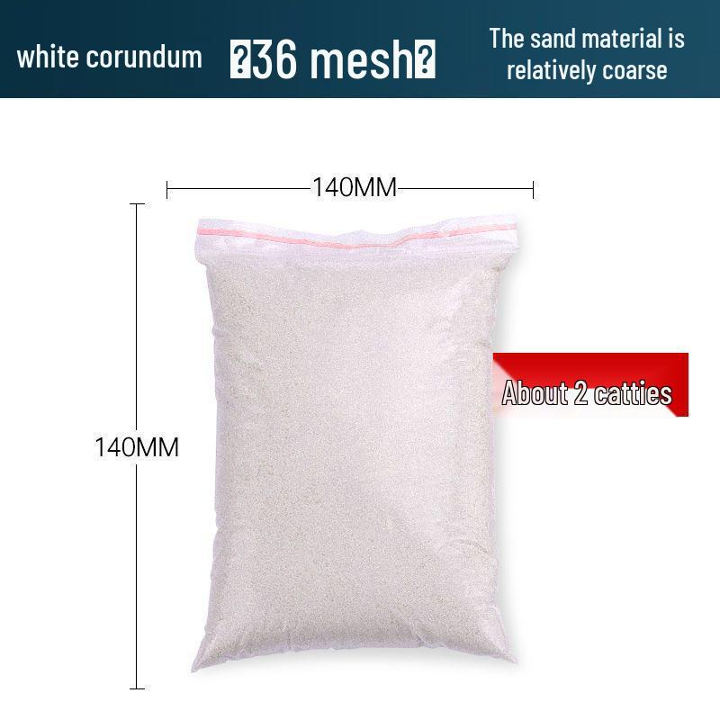 Пескоструйный аппарат с коричневым/белым корундом, стеклянными шариками и наждаком для использования абразивного песка