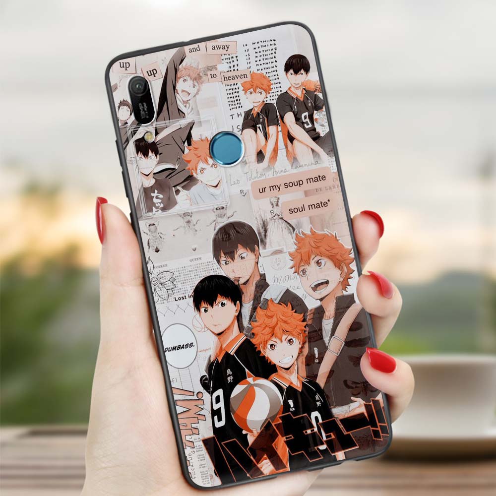 Чехол для телефона Huawei P30 Pro P40 Lite EP Smart Z Y7 Y6 2019, силиконовая задняя крышка, сумка для мобильного телефона, аниме Oya Haikyuu Love Volleyball