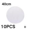 24/30/34/40/48cm Silicone Steamer Mesh Mats High Temperature Resistance Steamer Cloth Reusable Non-Stick Round Steamer Pad 10PCS