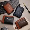 Многопозиционный PU зажим для денег кошелек Multi-card Bit мужской кожаный кошелек кредитный чехол для карт