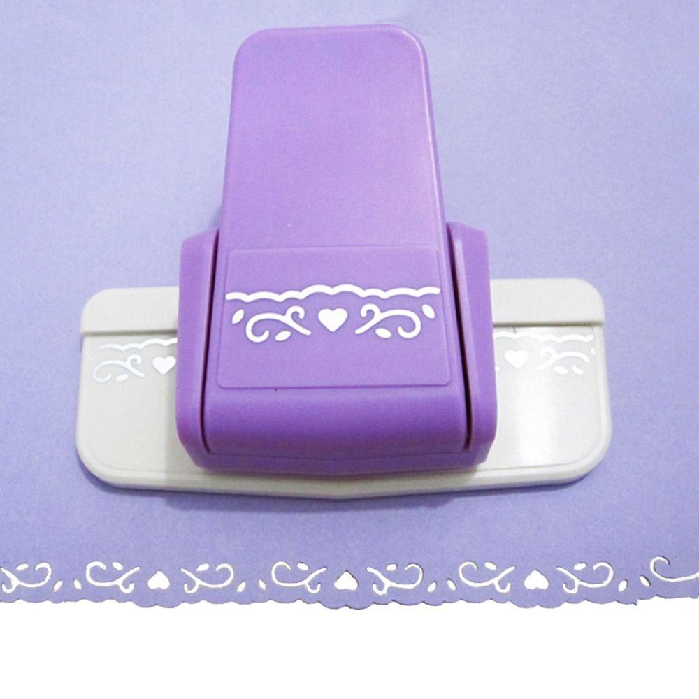 Устройство для создания краёв своими руками, скрапбукинг, S-образный цветочный дизайн, необычный дырокол для тиснения