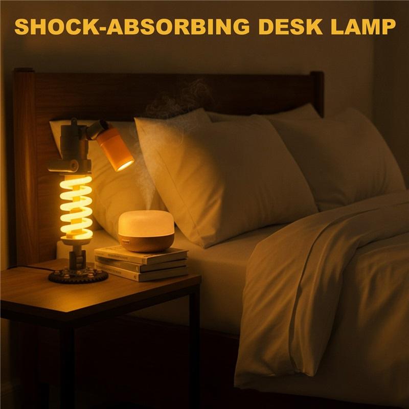 3D-printed industrial-grade shock-proof desk lamp for DIY motorcycle-style ambient lighting, suitable for decoration in game rooms.