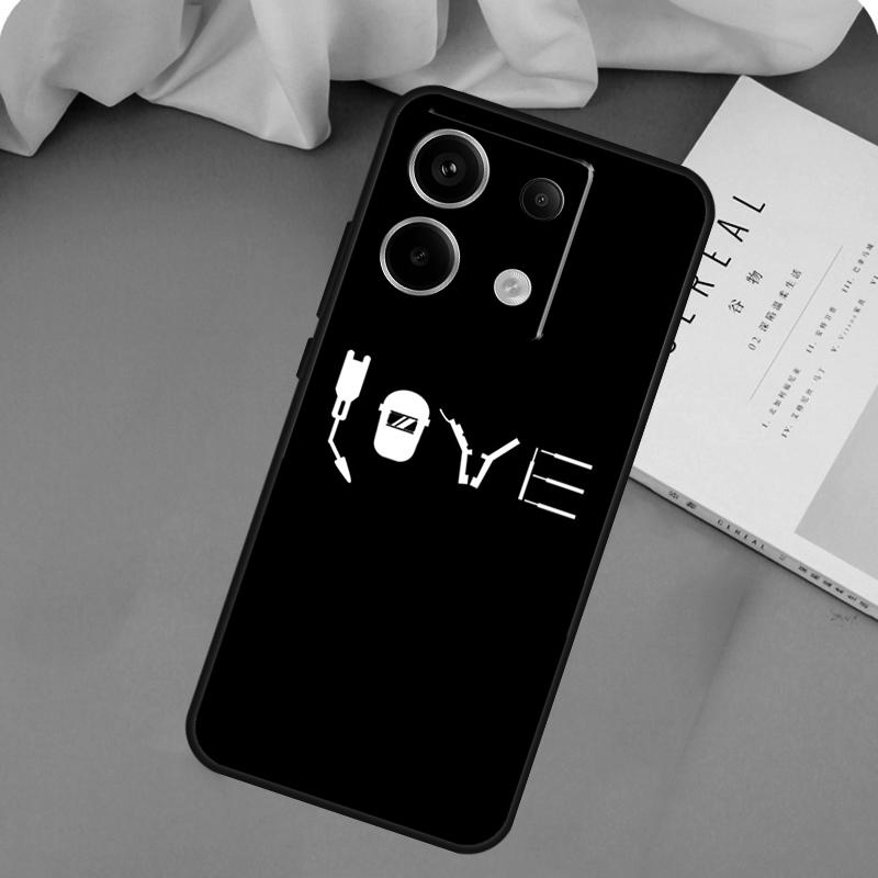 Welder Welding Case For Xiaomi Redmi Note 14 13 12 11 10 9 15 Pro Plus Redmi 15C 14C 10C 12C 13C 15 Cover