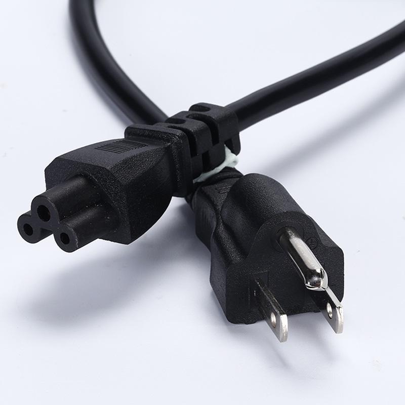 US Three-Prong AC Power Cord for Laptop/Printer Adapter