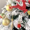 Colored Elk Christmas Tree Ornament Plastic Ball Xmas Tree Hanging New Christmas Decorations