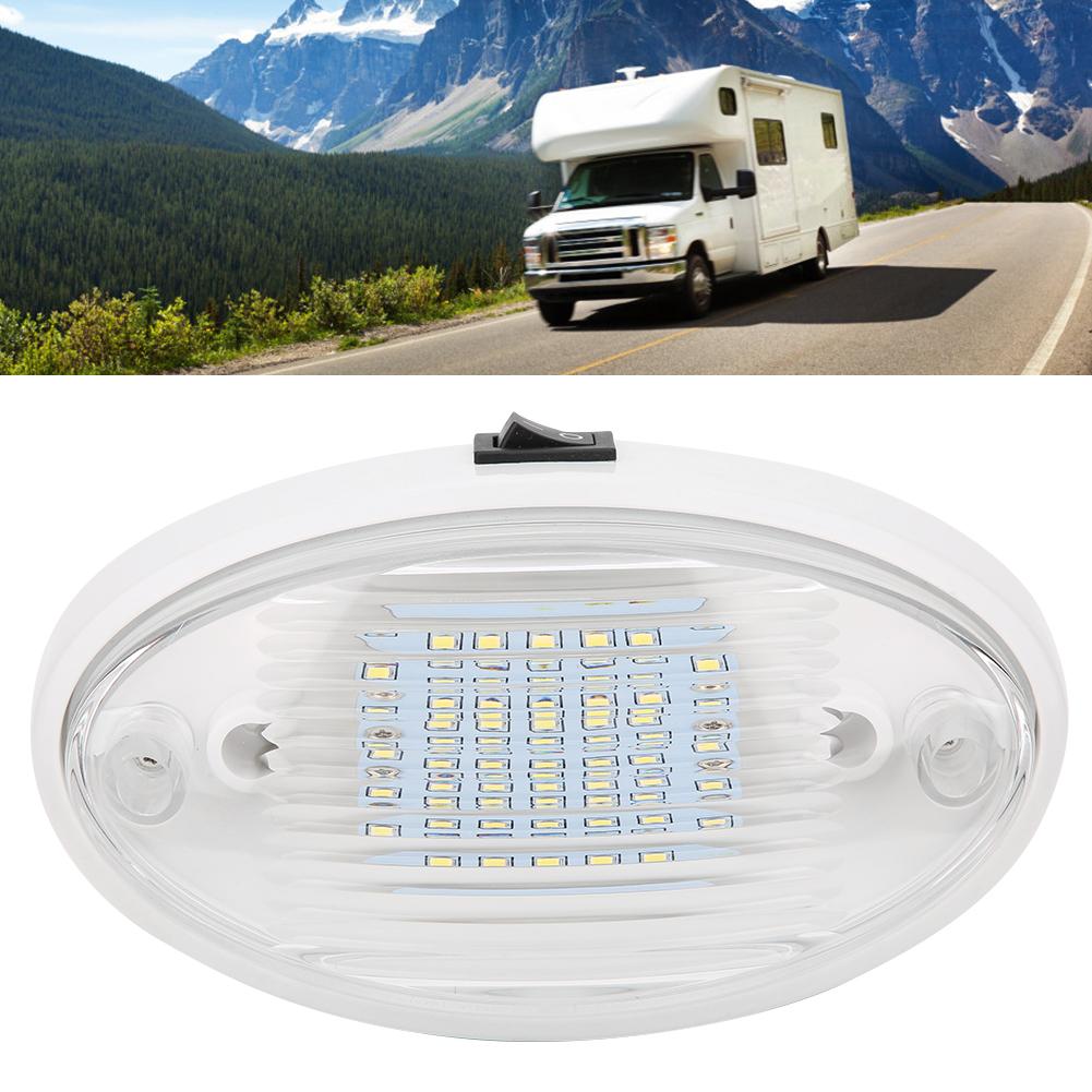 12 В 400 лм светодиодный потолочный светильник высокой яркости для салона автомобиля, автофургона, яхты, лодки, прицепа