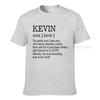 Adult Definition First Name Kevin Unisex Tshirt Funny Tshirts Plain Casual Cotton Young Tops Tees Summer