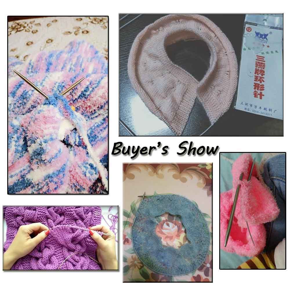 80 см ручная работа DIY ремесла ткачество рукоделие принадлежности крючок для вязания спицы швейные булавки