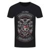 Five Finger Death Punch T-Shirt FFDP Biker Badge Band Official New Black