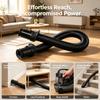 Гибкий шланг пылесоса Черный сменный шланг для UV850 UV900 UV950 Home Cleaning Reach, Гофрированный наконечник Часть для боковых поверхностей мебели и