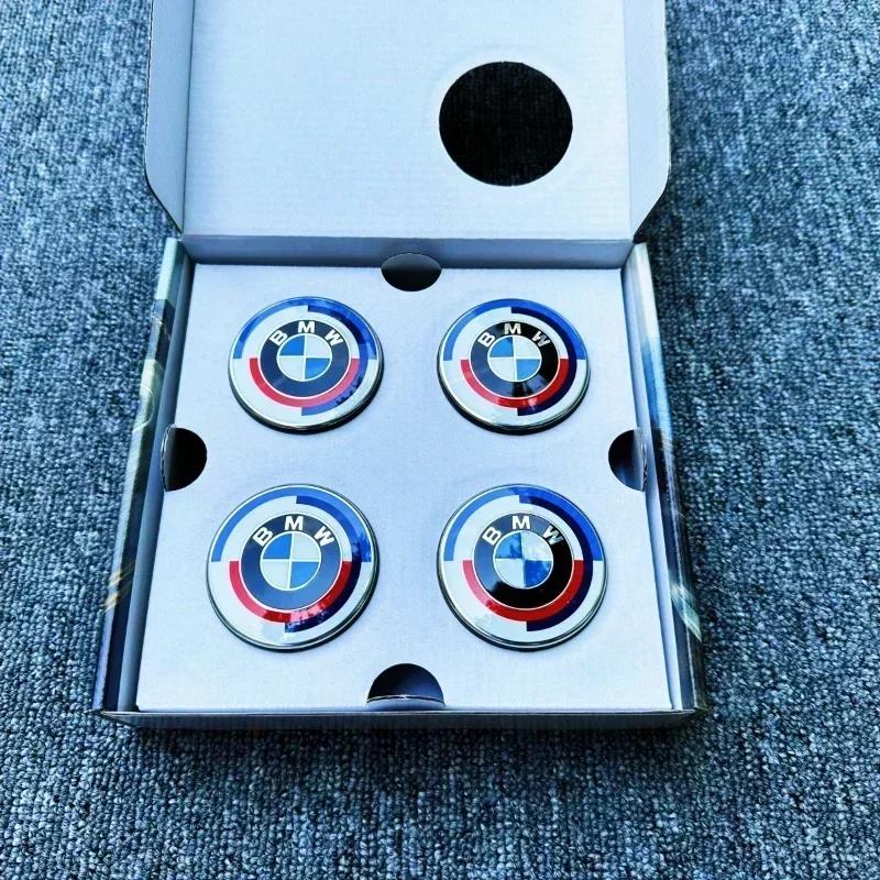 New 4P 56mm 68mm Floating Wheel Center Caps For BMW G11 G12 G30 G31 G32 G38 G01 G08 G02 G05 F45 F46 F52 F48 F49 F39 Auto Ac