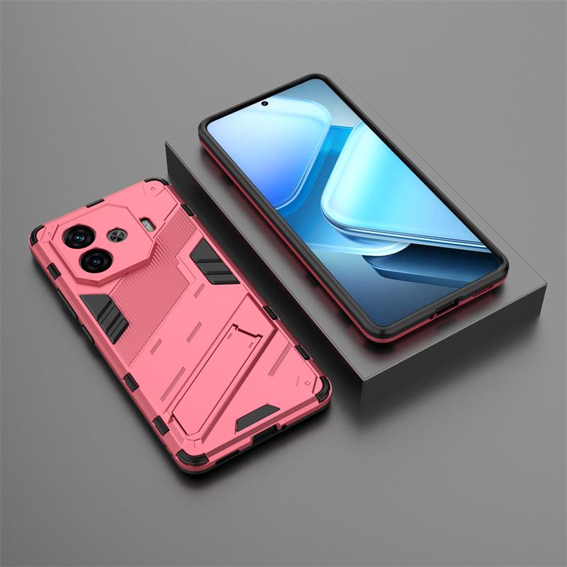Чехол для vivo iQOO Z9 Turbo Для iQOO Z9 Turbo 5G Чехлы Funda Capa Бампер Подставка Держатель Броня Чехол Для iQOO Z9 Turbo 5G Китай