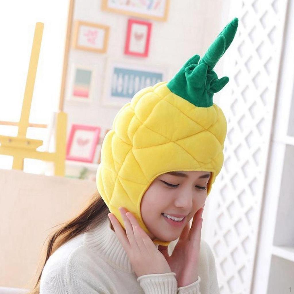 Плюшевая шляпа в форме ананаса, реквизит для фотосъемки, головной убор для косплея на фестивальную вечеринку в честь праздника