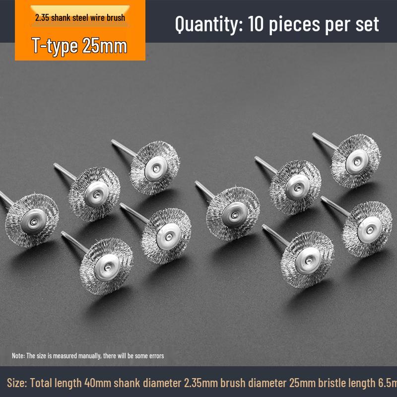 Electric Grinder Steel Wire Brush Polishing Head for Rust Removal and Walnut Polishing