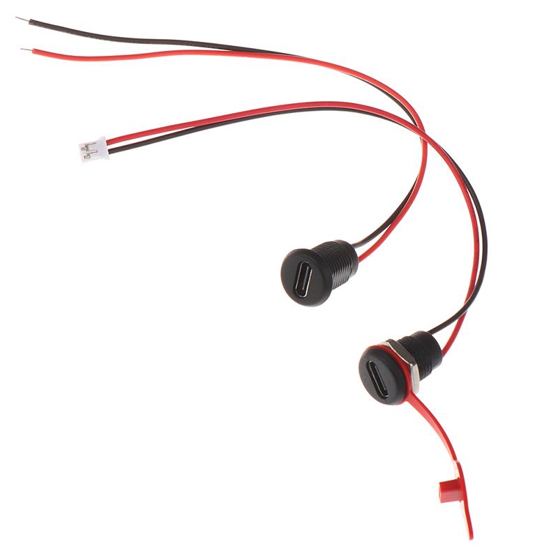 Usb-C 2Pin Сильноточный разъем для зарядки с разъемом Ph2.0 Nut Snap Lock Plate