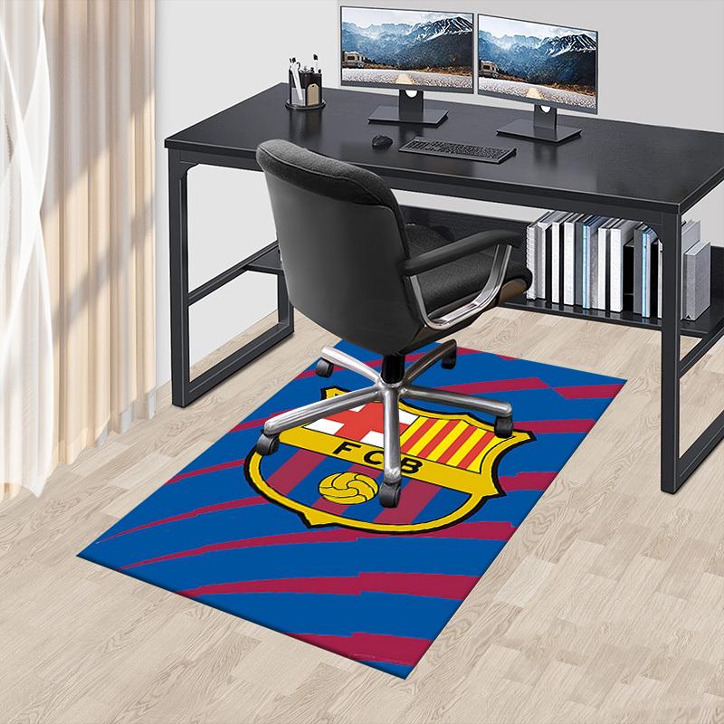 1 шт. Ковер для пола FC Barcelona Extra Large, нескользящий, для офиса, семьи, спальни, студии, ковер большого размера, ковер для помещений