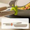 Portable Pot Clips Cartoon Silicone Pot Spoon Rack Side Kitchen Support Clip Holder Anti-scalding Support Rack Kitchen Tools