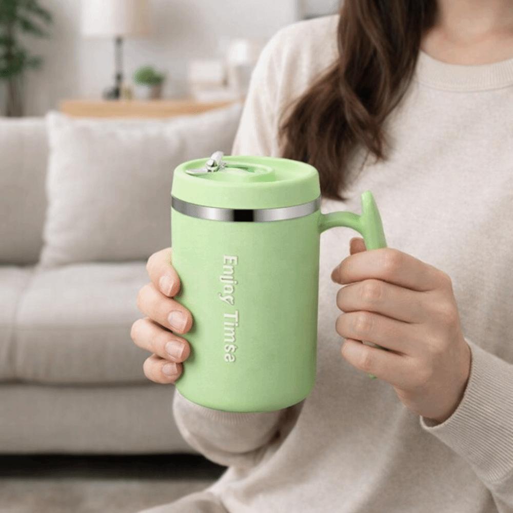 500 ML Thermal Coffee Mug with Tea Strainer Travel Tumbler Portable Water Cup  Milk