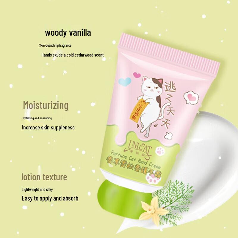 UNI CAT Vanilla Cedar Hand Cream