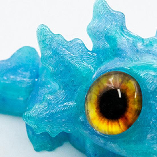 3D Printed Salamander Figurine Movable Joints Salamander Figure Articulated Animal Model Fidget Toy Home Office Desktop Decoration Ornament