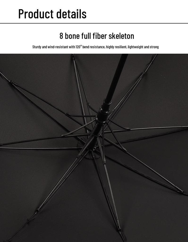 PARACHASE Ретро Мужской Большой Минималистичный Зонт - Модный Автоматический Зонт с Длинной Ручкой для Двух Человек