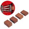4PCS Floating Tremolo Set Up Block 4 Sizes Mahogany Wood Bridge Floating Tremolo Stopper