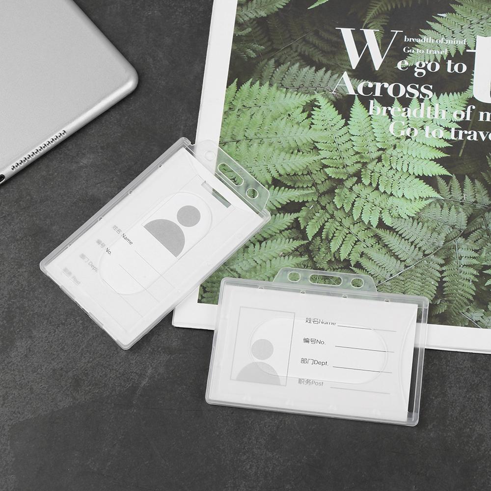 Школьный ID Защитный чехол для визитки Бейдж Кармашек для рабочей карты Держатели для именных карт Кармашек для ID-карты