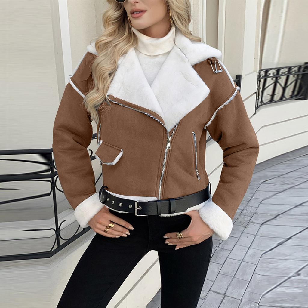 Женские деловые повседневные рабочие куртки с пуговицами и лацканами, с открытым передом, с длинным рукавом и капюшоном, осенний наряд