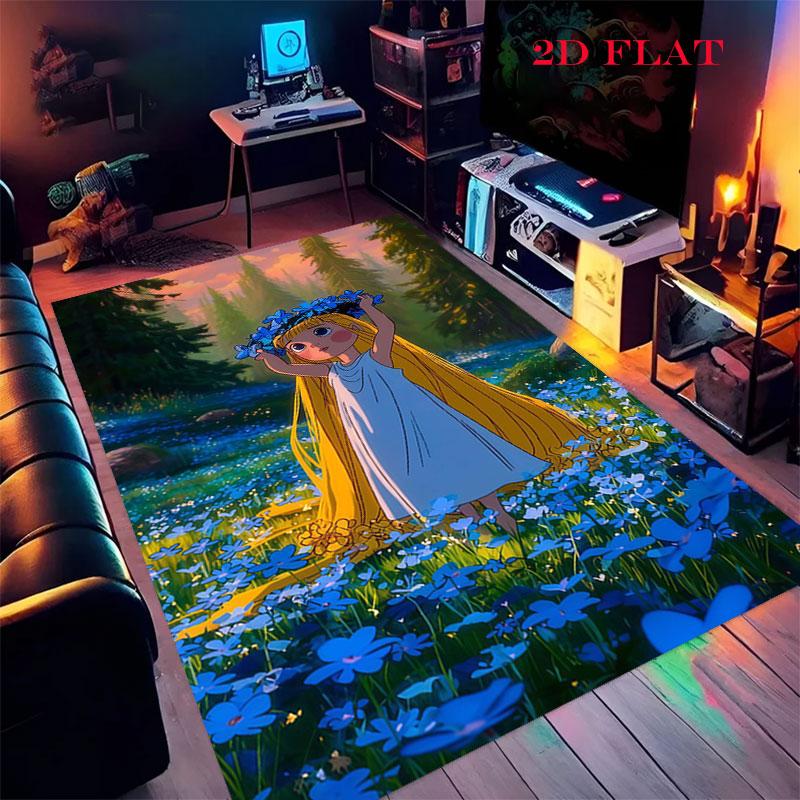 Die Maus Carpet Rug for Living Room Bedroom Home Sofa Decoration,Kids play Nonslip Floor Mat