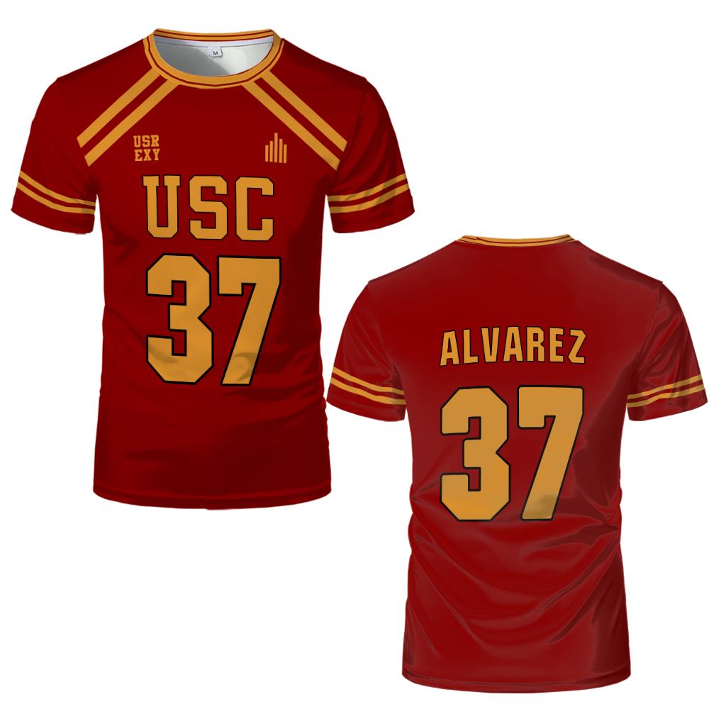 Футболки для косплея All For The Game Футболки для хоккея с мячом The King's Men USC Trojans Футболки для лакросса Мужские и женские спортивные топы Детские футболки