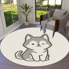 1Pc Husky Print Flannel Blanket, High quality Comfortable for All Seasons, Home Decor, Warmth and Comfort, Perfect for Christmas Gifts